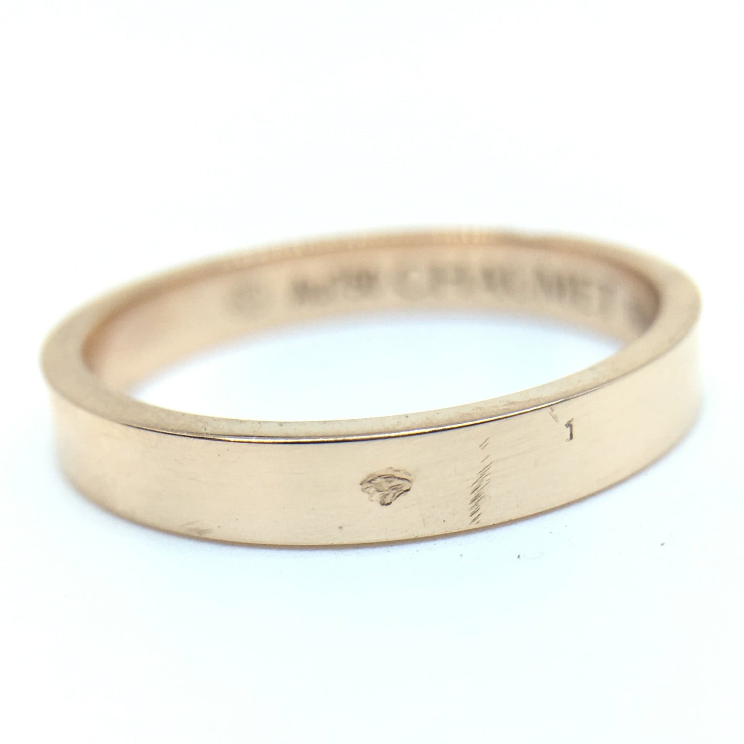 SM-082559 Slash narrow version light gold ring strip ring guest version