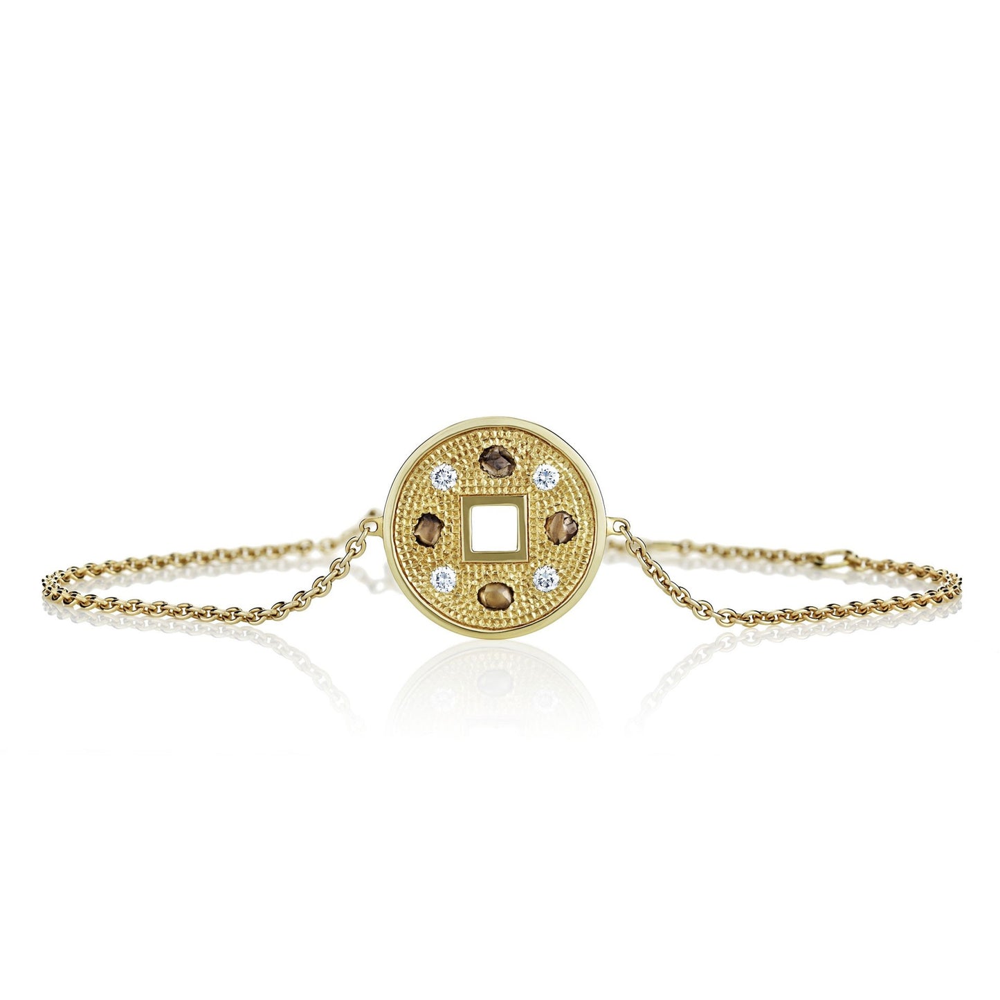 DBES-B1021690018 dense pit pattern bracelet