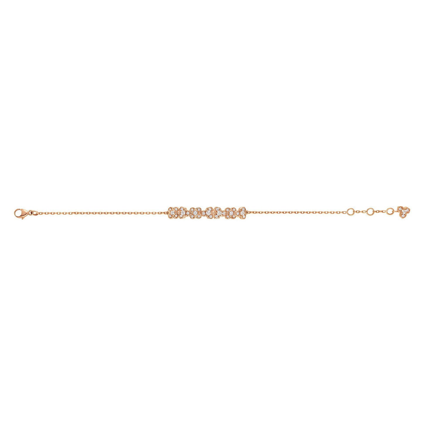 SM-082630 Hydrangea Full Diamond Bracelet