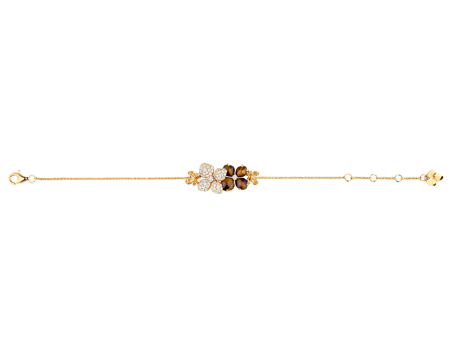 SM-083548 Hydrangea Half Diamond Bracelet
