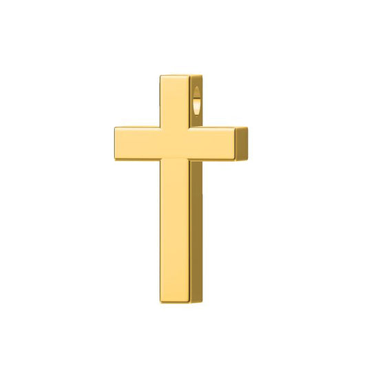 KDY-R6604197 light gold cross chain pendant-9