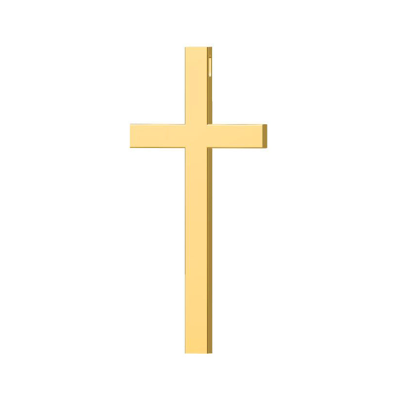 KDY-D2208931 light gold cross pendant-16