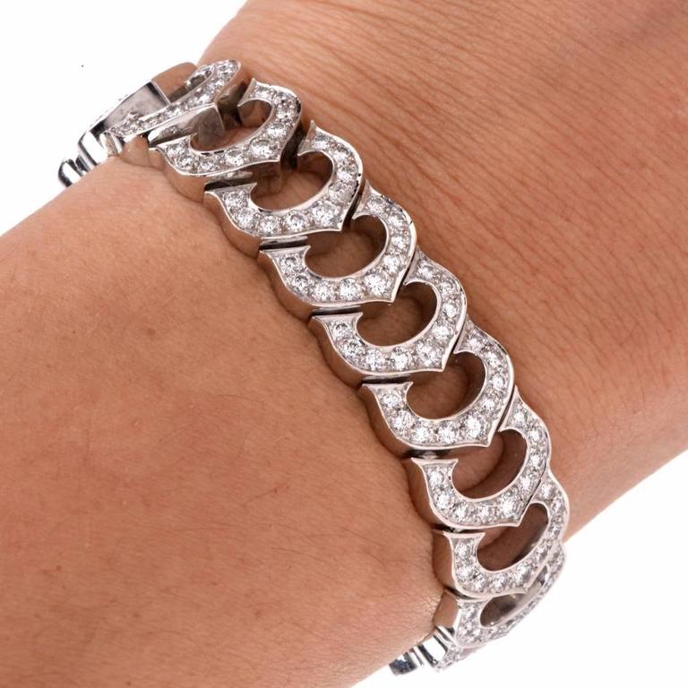 KDY-B783582-C head chain full diamond bracelet