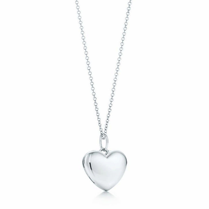 TIF40993160 small light gold divination heart-shaped flip pendant
