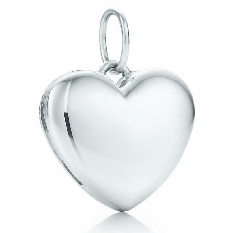 TIF40993160 small light gold divination heart-shaped flip pendant