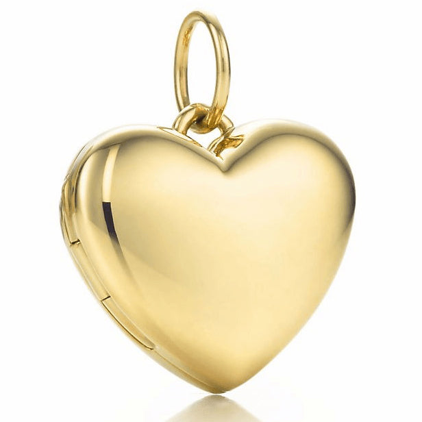 TIF40993160 small light gold divination heart-shaped flip pendant
