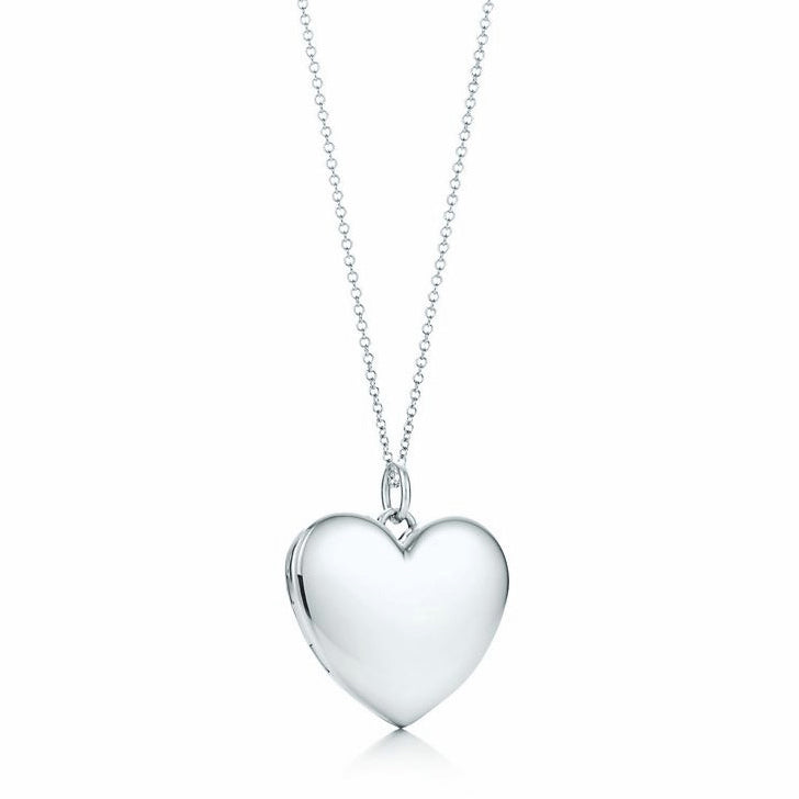 TIF5592851 guest version large divination surface bright gold heart-shaped flip pendant