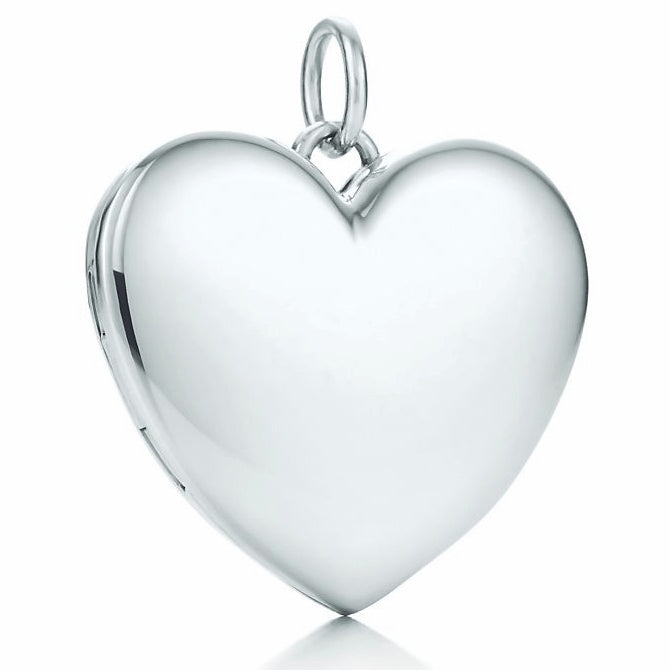 TIF5592851 guest version large divination surface bright gold heart-shaped flip pendant