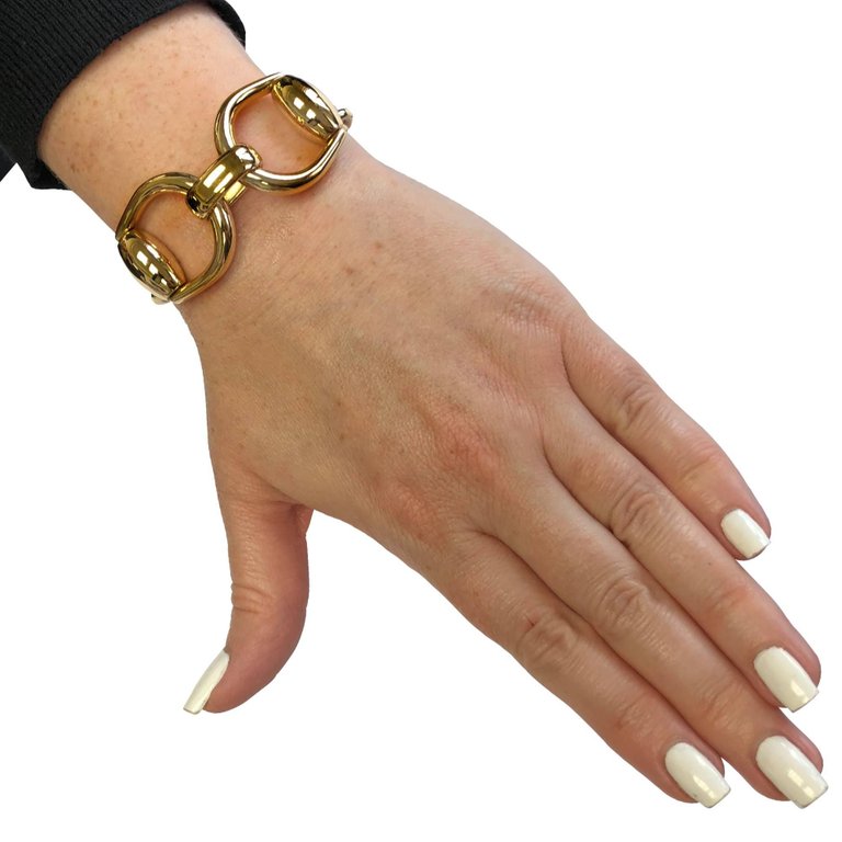 GC-133292 Light Gold Horsebit Activity Bracelet