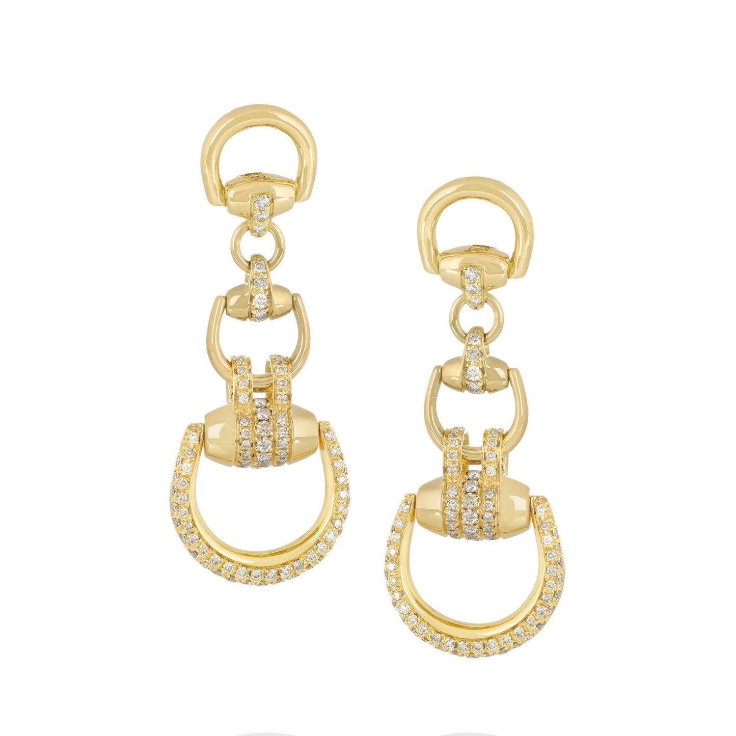 GC-GGC31080129 Belt movable buckle earrings