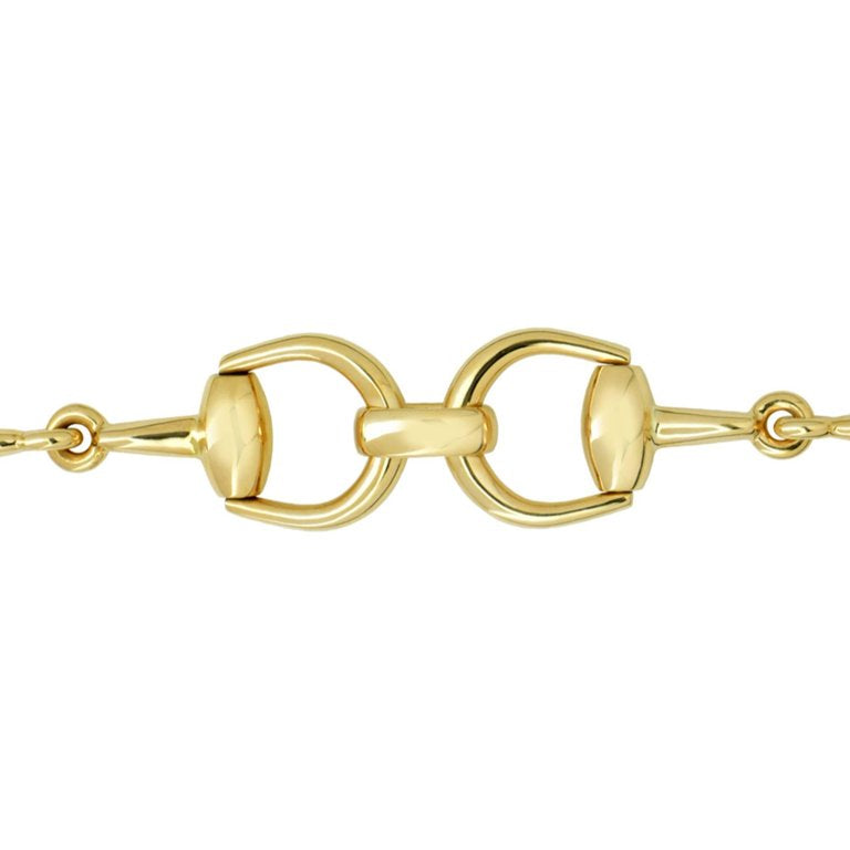 GC-GGC79501 Horsebit Letter Bracelet