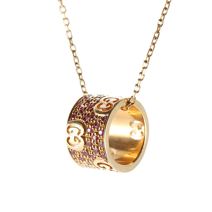 GC-515210 Double C stone pendant