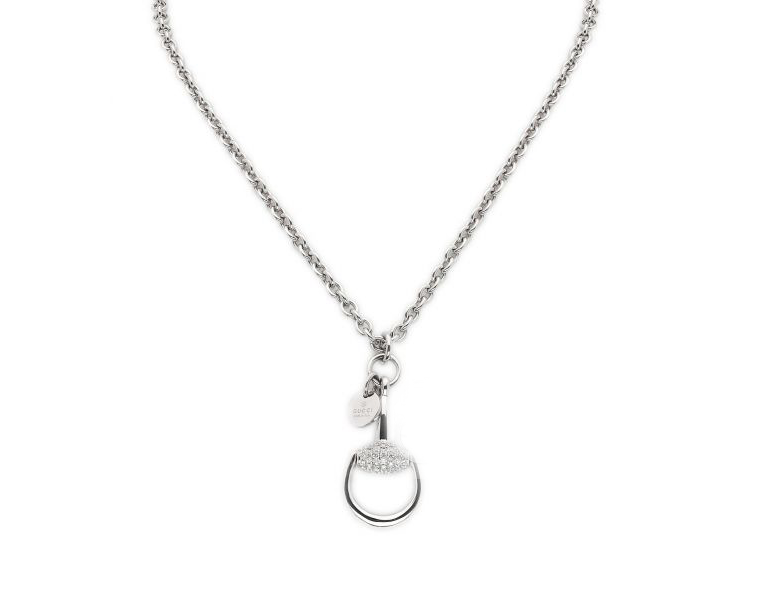 GC-152831 Stone Horsebit Pendant