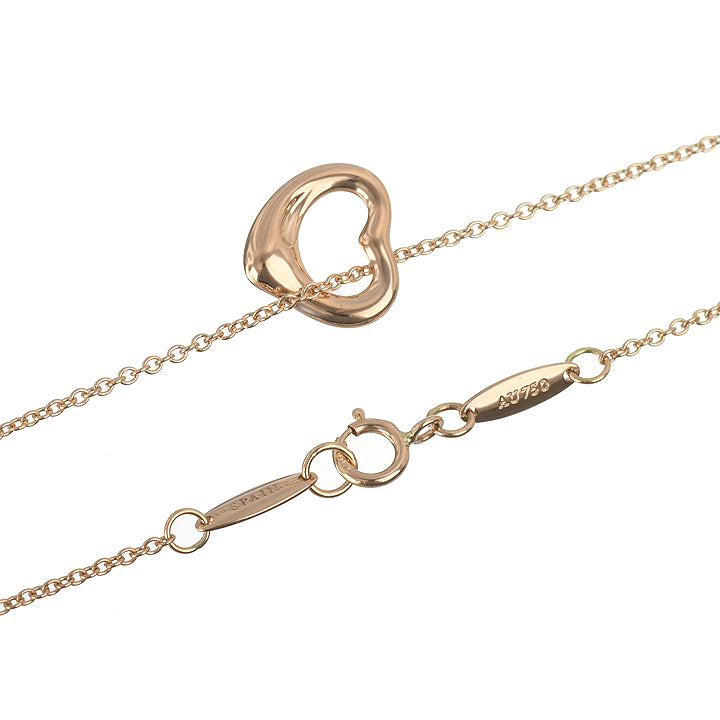 TIF41189022 guest version light gold hollow crooked heart pendant