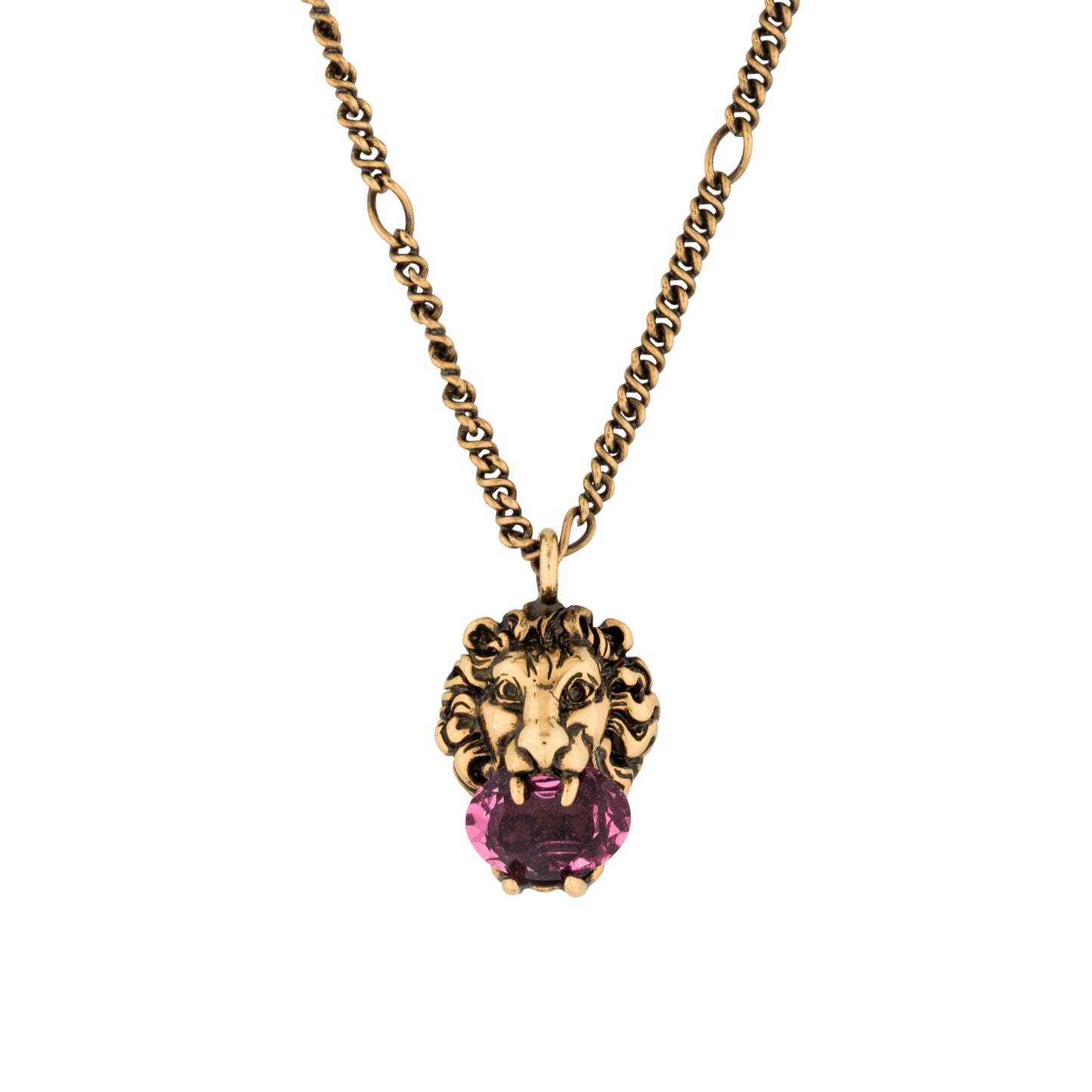 GC-YBC540106 lion bites colorful treasure pendant
