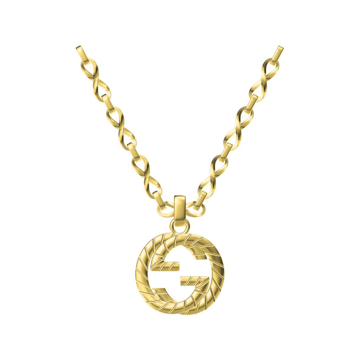 GC-603619J85008 letter gg necklace