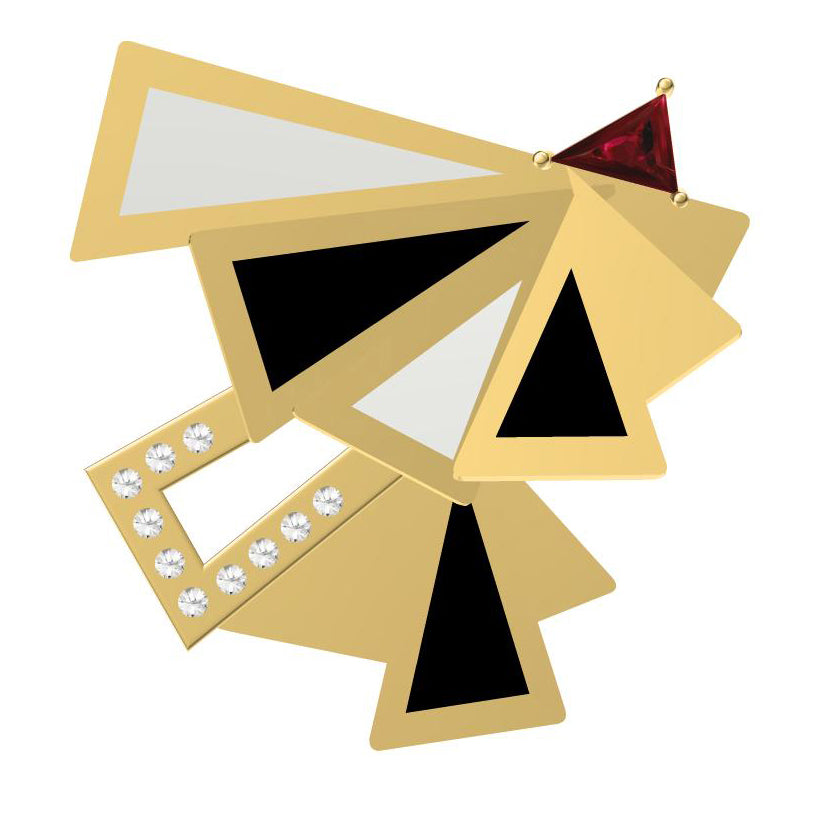SM-220843 triangle brooch