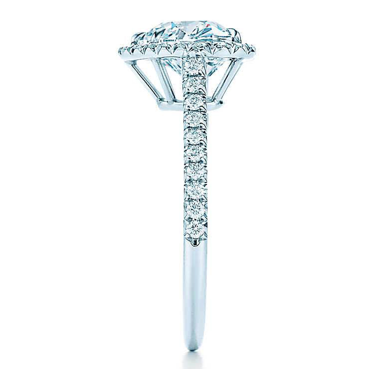 TIF37063233 Heart-shaped diamond ring with surrounding stones 12#