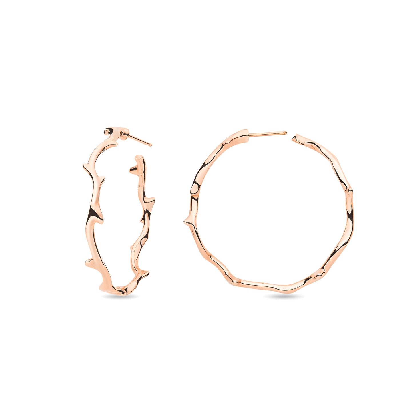 DA-JBDR95036 branch light gold large earrings