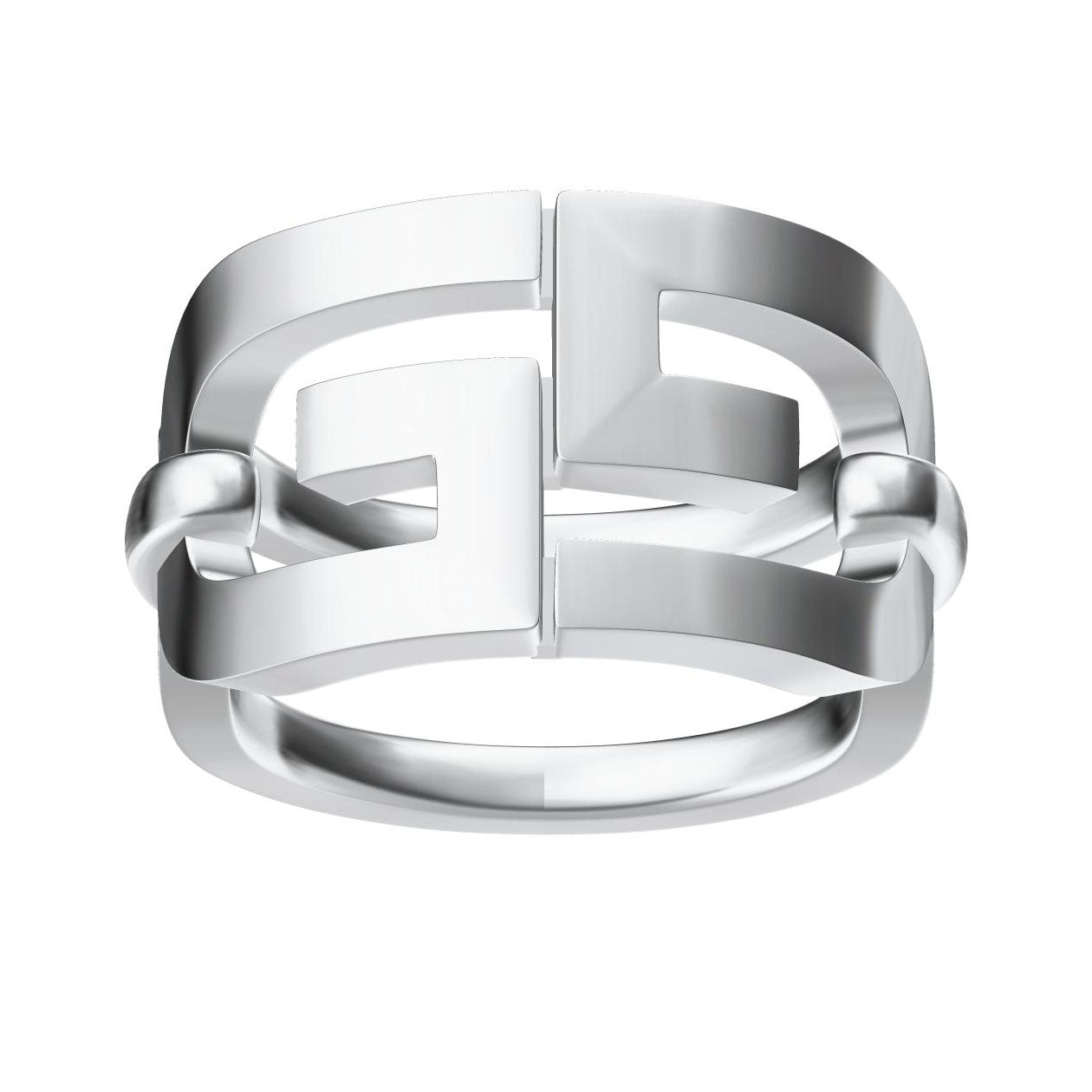 GC-194950 Double G light gold ring