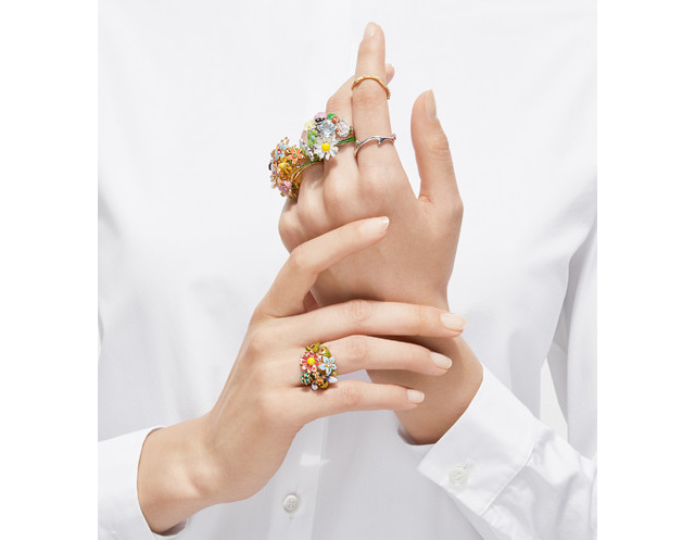 DA-JBDR95019 diamond branch ring
