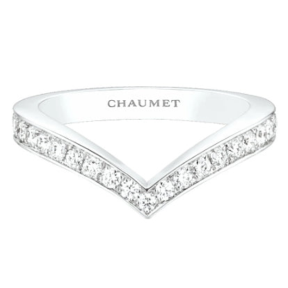 SM-083517V-shaped half diamond ring