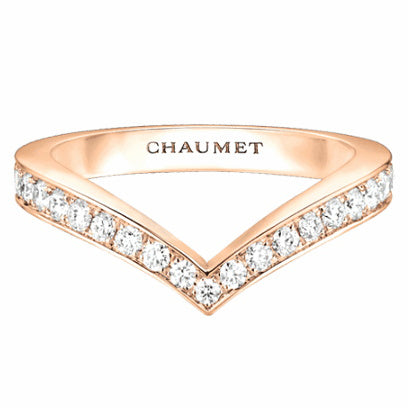 SM-083517V-shaped half diamond ring