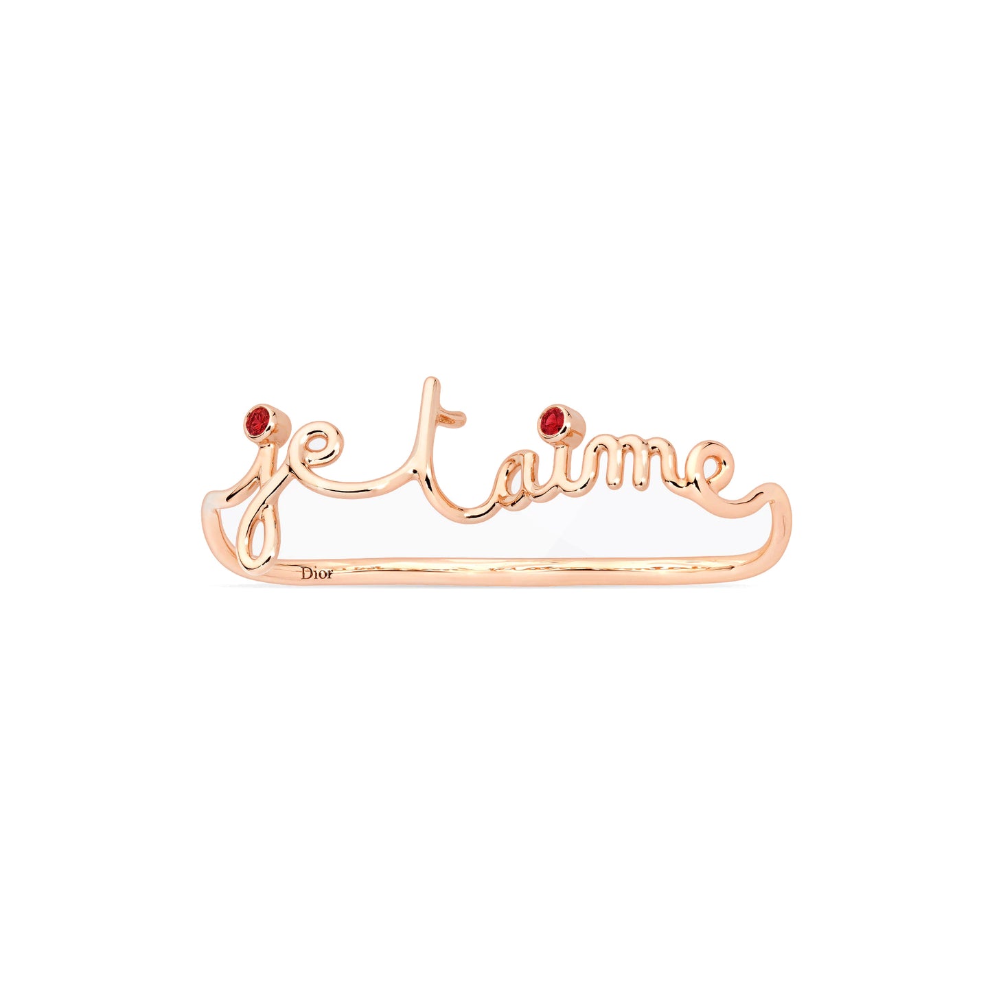 DA-JOUI95039 Letter Series Double Finger Ring