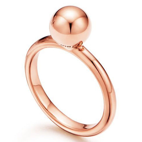 TIF1994269 light gold small ball ring 16#