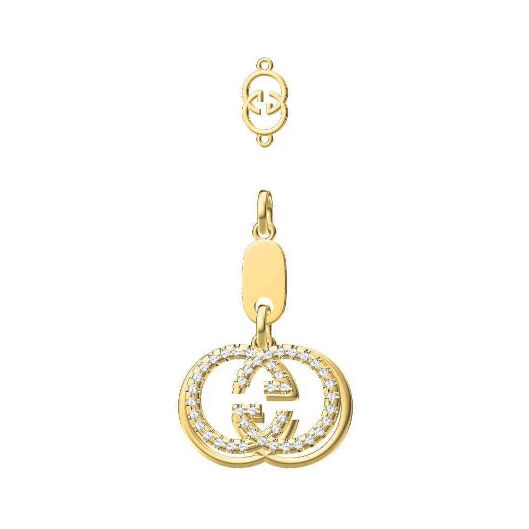 GC-842335 Letter Double G Pendant