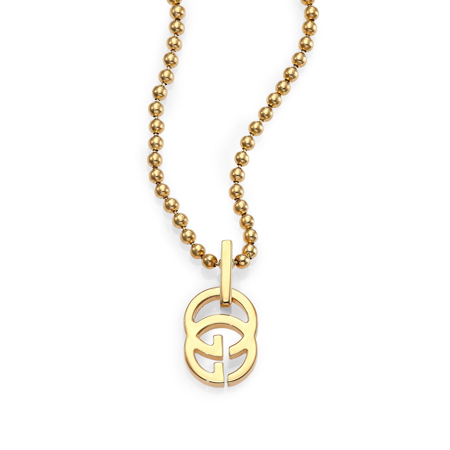 GC-357120 Vertical Double G Pendant
