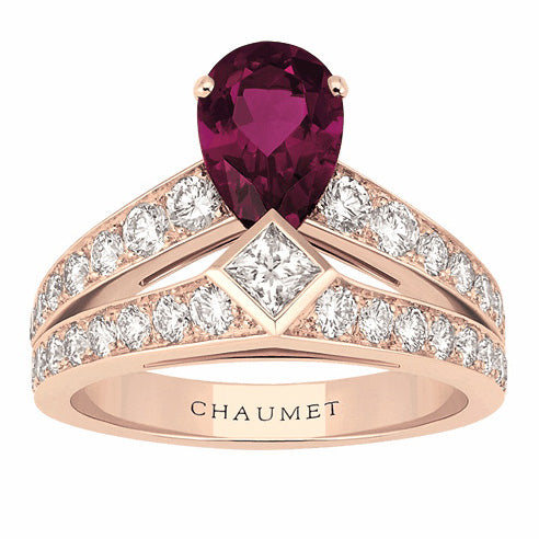 SM-081982 Waterdrop Diamond Crown Ring