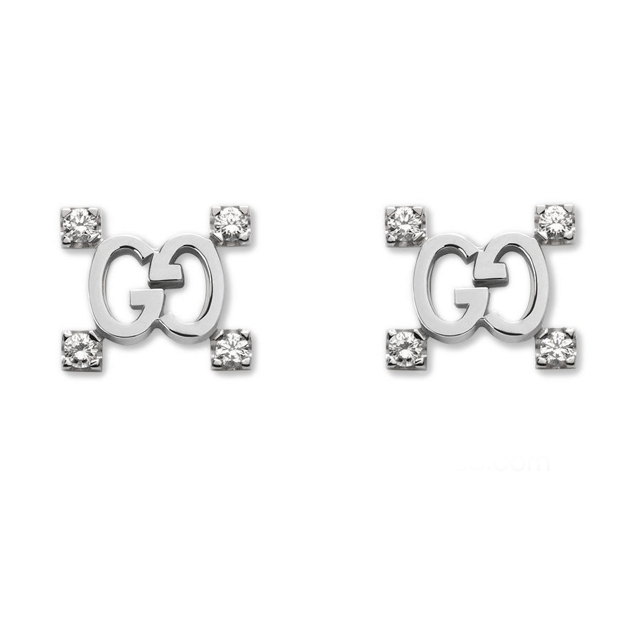 GC-70839 Double G four diamond stud earrings