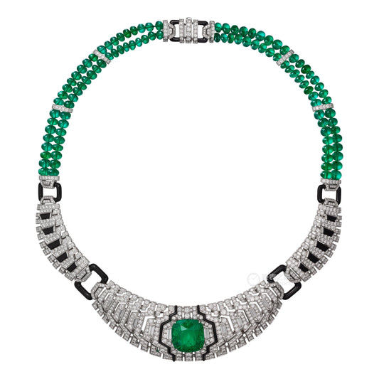 KDY-T8802579 Emerald Necklace-1