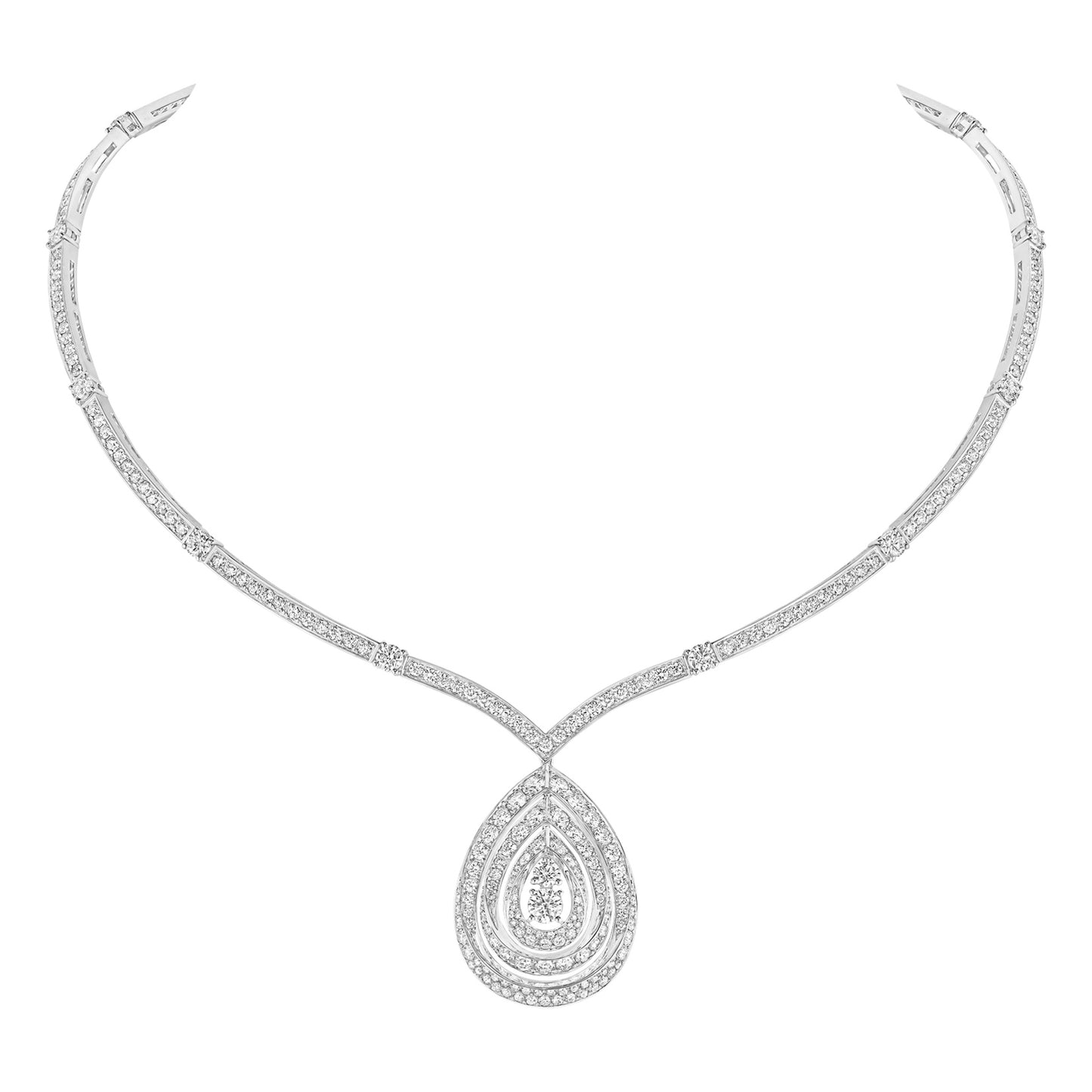 SM-082838水滴系列梨形项链(主石10.59x6.99x4.45mm)