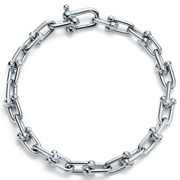 TIF60153082 hollow version light gold chain buckle bracelet