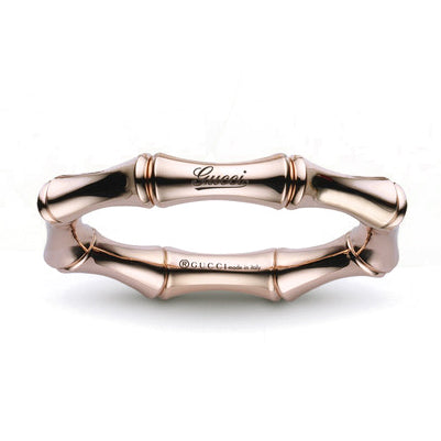 GC-850372 Bamboo Light Gold Ring