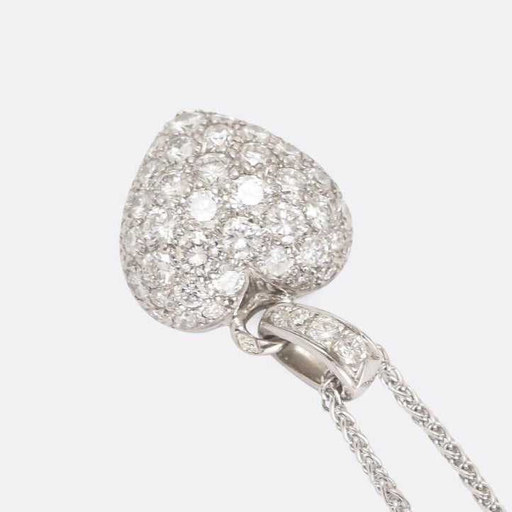 KDY-X7217903 full diamond heart-shaped pendant