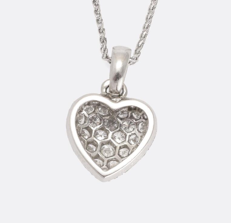 KDY-X7217903 full diamond heart-shaped pendant