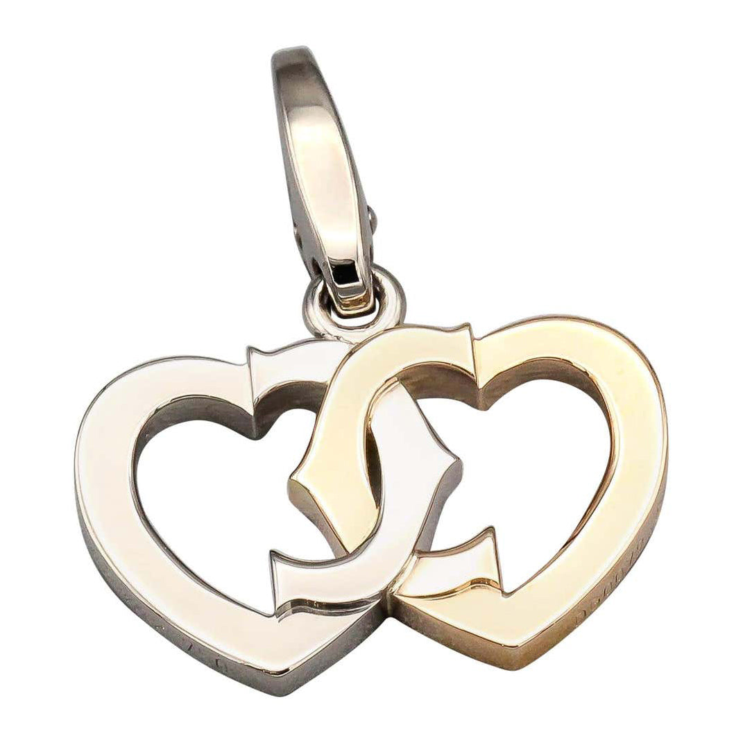 KDY-K7711351 Double stacked color heart-shaped pendant-1