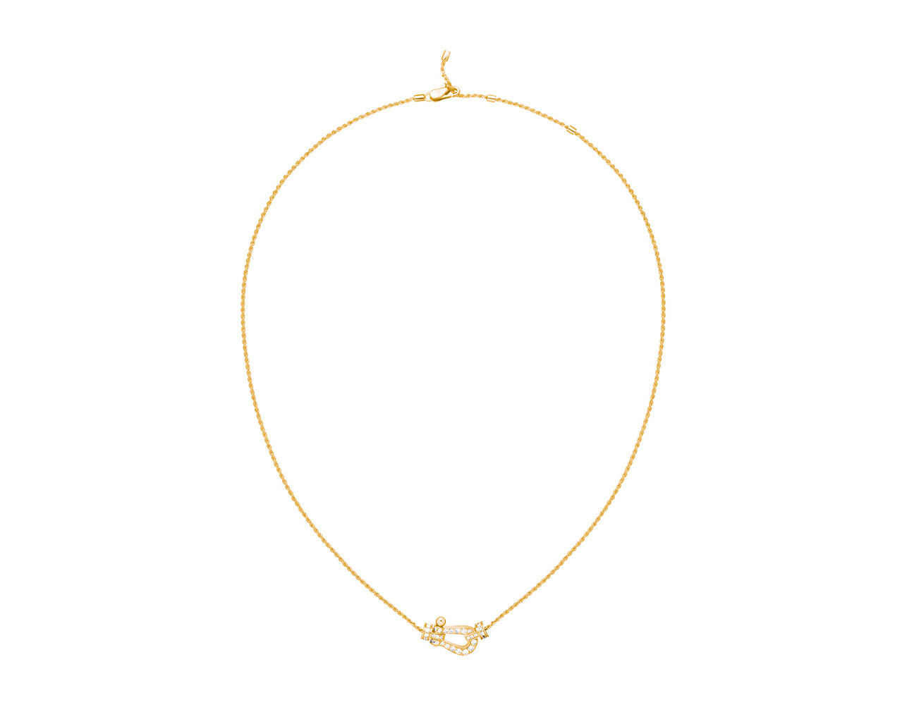 FLD-7B0233 medium size guest version fully studded bolt chain pendant necklace