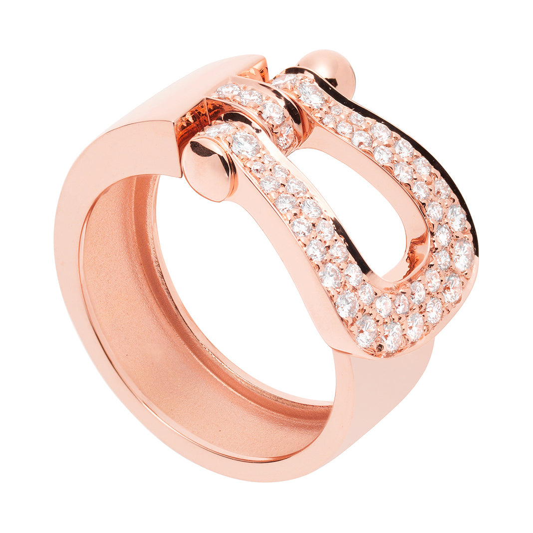 FLD-4B0351 Horseshoe style, large size, half inlaid