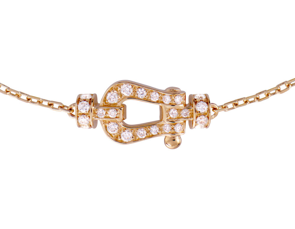 FLD-6B0223 small full diamond horseshoe bracelet customer version