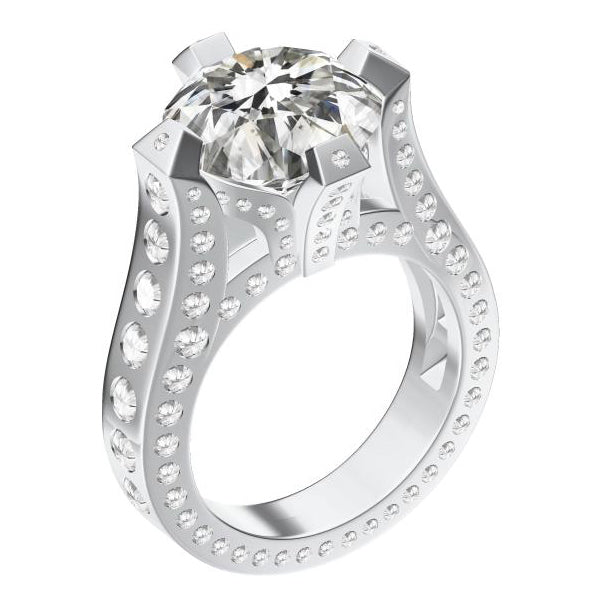 SM-174605 three card diamond ring