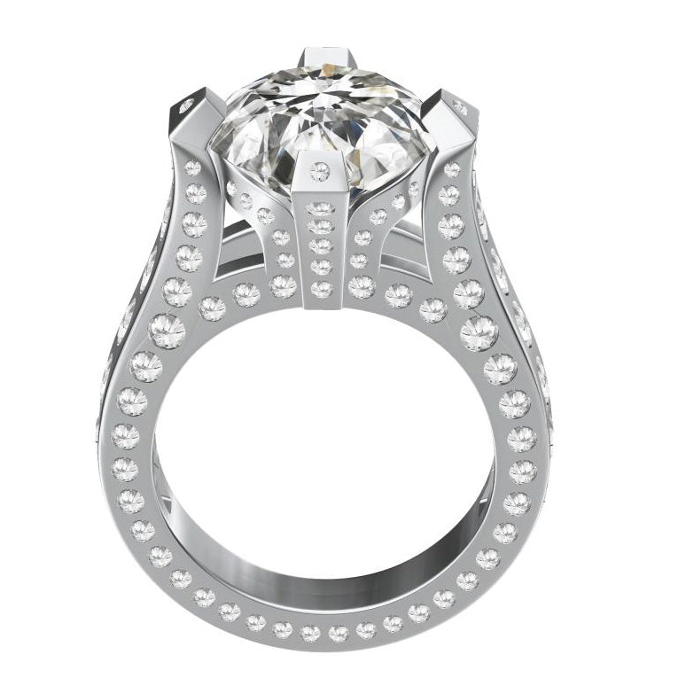 SM-174605 three card diamond ring