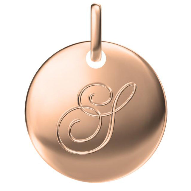 TIF34805799 disc letter S pendant