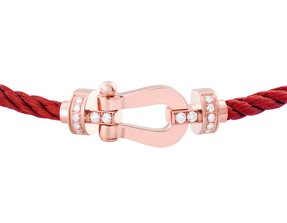 FLD-0B0073-6B0319 Horseshoe Half Diamond Medium Bracelet Customer Version