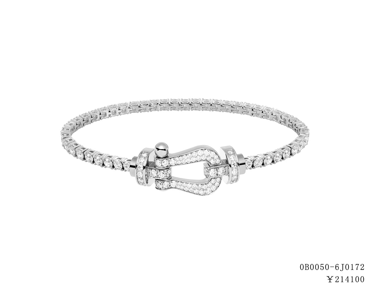 FLD-0B0050-6J0172, fully set, large, diamond chain