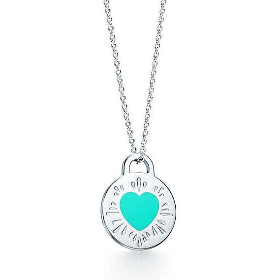 TIF22325334 heart-shaped glue disc pendant
