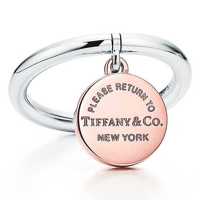 TIF44698031 light gold disc ring 15#